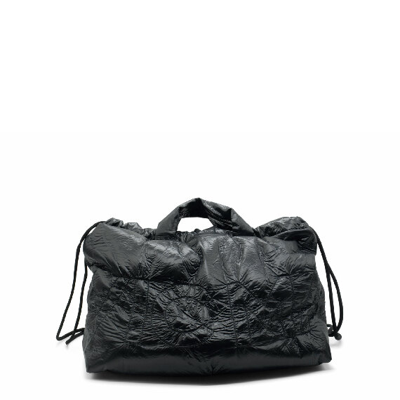 Penelope<br />Black Branded Nylon Backpack Bag 