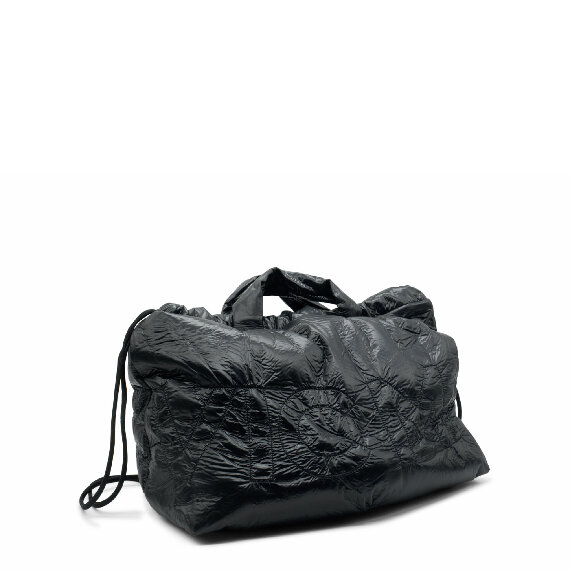 Penelope<br />Black Branded Nylon Backpack Bag 