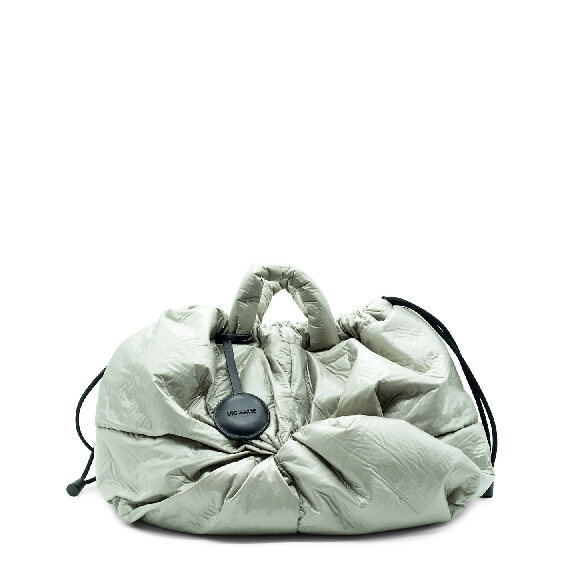 Priscilla<br />Dove Grey Maxi Shopper with Knot