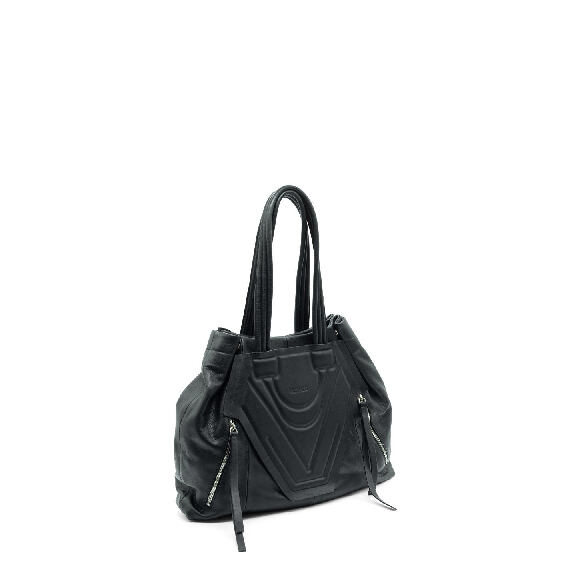 Dafne Medium <br />Black Handbag